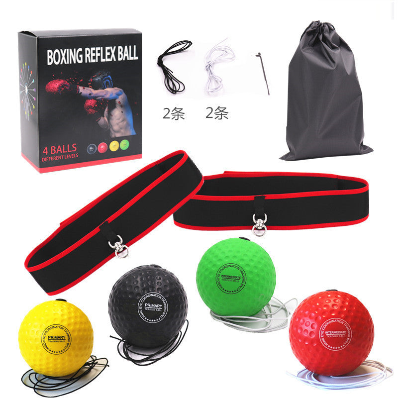 Boxing Reaction Ball Head-mounted Adjustable PU Fitness Equipment