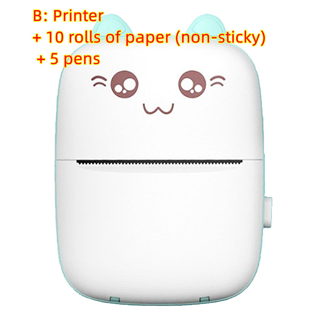 Mini Printer Portable Mini Bluetooth WiFi New Wrong Printer Mobile Phone Photo Title Note Hot Print Pocket Student Error Label Printer - 𝓢𝓱𝓸𝓹𝓵𝓮𝓬𝔂