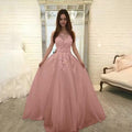 Women Wedding Dress Sleevless Flowers Lace Dress - 𝓢𝓱𝓸𝓹𝓵𝓮𝓬𝔂