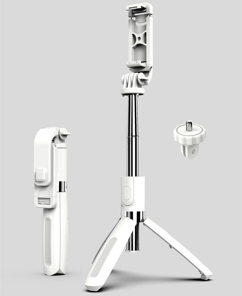 Compatible with Apple, Tripod Selfie Stick Mobile Universal Live Triangle Bracket One Bluetooth Selfie Artifact - 𝓢𝓱𝓸𝓹𝓵𝓮𝓬𝔂