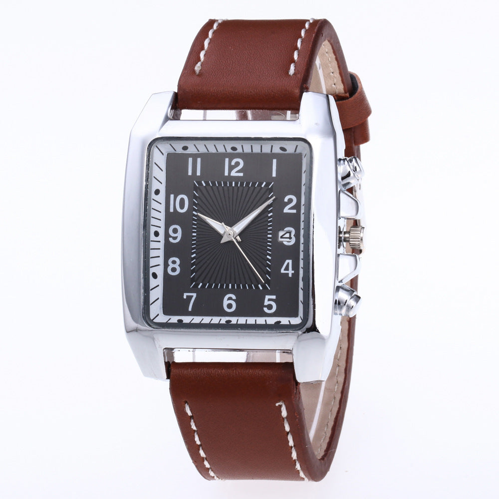 Square Fashion Men's Watch - 𝓢𝓱𝓸𝓹𝓵𝓮𝓬𝔂