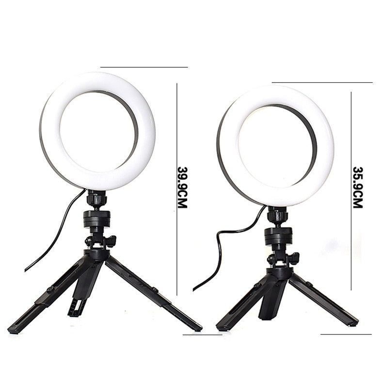 Mobile Live Streaming Video Selfie Beauty Bracket Color Adjustable Fill Light Desktop Tripod Suit - 𝓢𝓱𝓸𝓹𝓵𝓮𝓬𝔂