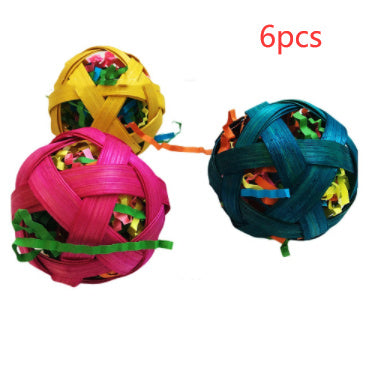 Natural Bamboo Woven Toy Ball Feeding Foraging Toy - 𝓢𝓱𝓸𝓹𝓵𝓮𝓬𝔂