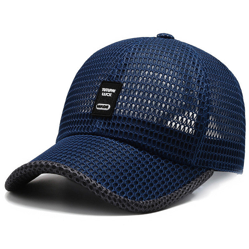 Big Eaves Summer Men's Outdoor Sunshade Sports Quick-drying Breathable Baseball Cap - 𝓢𝓱𝓸𝓹𝓵𝓮𝓬𝔂