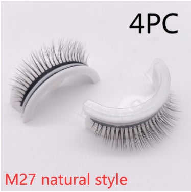 Reusable 3D Mink Lashes Natural False Eyelashes Self Adhesive Fake Glue Free Makeup Eyelash Extension Silk - 𝓢𝓱𝓸𝓹𝓵𝓮𝓬𝔂