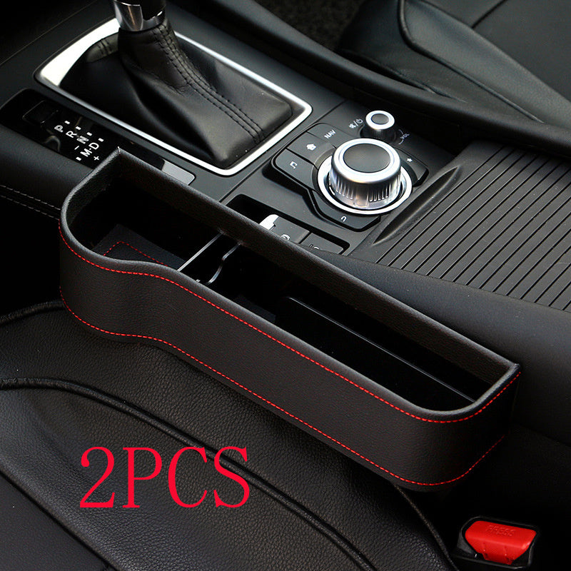PU Car Organizer Seat Gap Storage Box Car Seat Side Slit for Wallet Phone Coins Cigarette Keys Cards Car Accessories - 𝓢𝓱𝓸𝓹𝓵𝓮𝓬𝔂