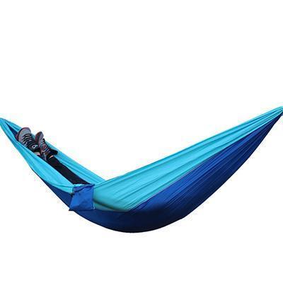 Backpacking Hammock - Portable Nylon Parachute Outdoor Double Hammock - 𝓢𝓱𝓸𝓹𝓵𝓮𝓬𝔂