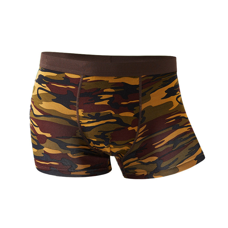 Camouflage Men's Underwear Modal Breathable Boxers Mid-waist Printed Boxers - 𝓢𝓱𝓸𝓹𝓵𝓮𝓬𝔂