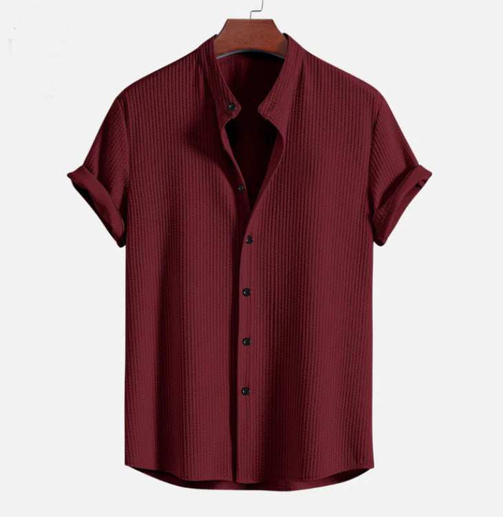 Short Sleeve Loose Shirt Top Summer Mens Clothing - 𝓢𝓱𝓸𝓹𝓵𝓮𝓬𝔂