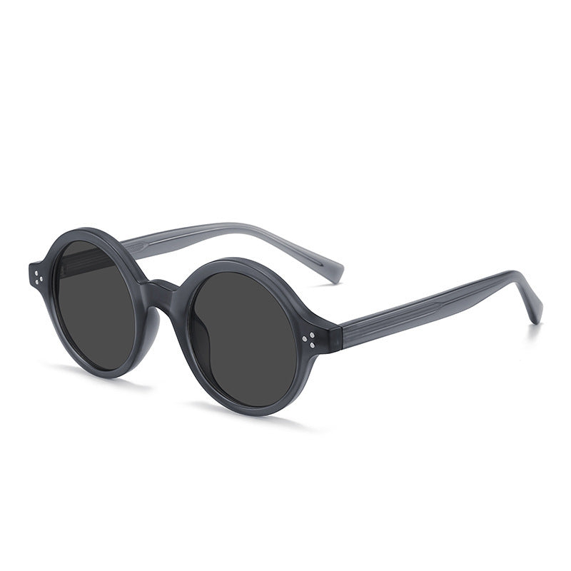 European And American Vintage Round Frame Polarized Sunglasses - 𝓢𝓱𝓸𝓹𝓵𝓮𝓬𝔂