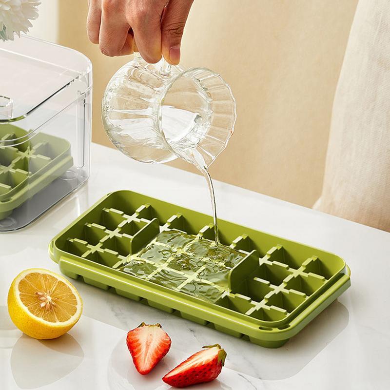 28 56 Grids Reusable Ice Mold Ice Cubes Tray DIY Moulds Ice Cubes Maker Release Homemade Ice Cubes Tray Mold Home Ice Making Tool