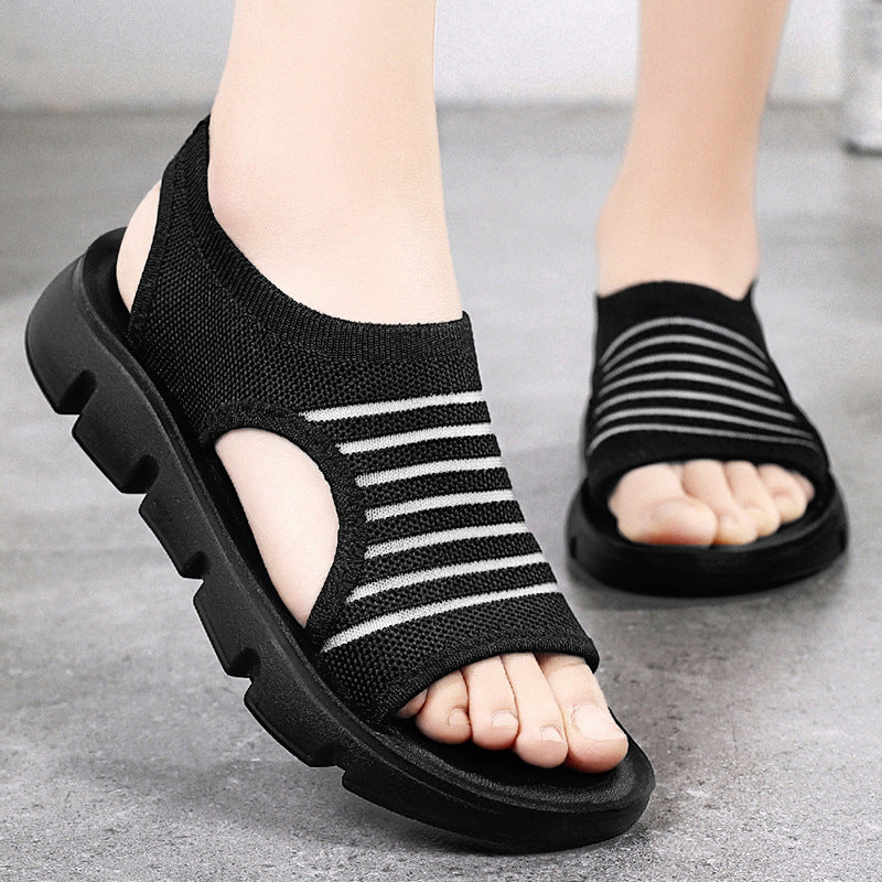 Fashionable Breathable Soft Bottom Summer Casual Women's Sandals - 𝓢𝓱𝓸𝓹𝓵𝓮𝓬𝔂