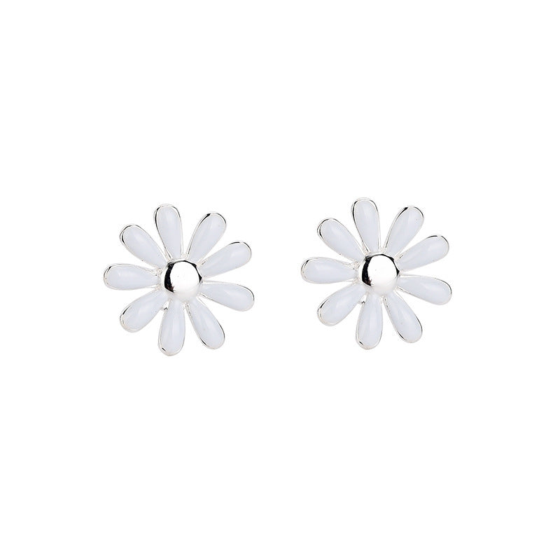 S925 Sterling Silver Sweet Daisies Stud Earrings - 𝓢𝓱𝓸𝓹𝓵𝓮𝓬𝔂