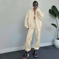 Sports Suits With Pockets Stand-up Collar Zipper Cardigan And Drawstring Trousers Fashion Jogger Set Outfits Tracksuits Women's Clothing - 𝓢𝓱𝓸𝓹𝓵𝓮𝓬𝔂
