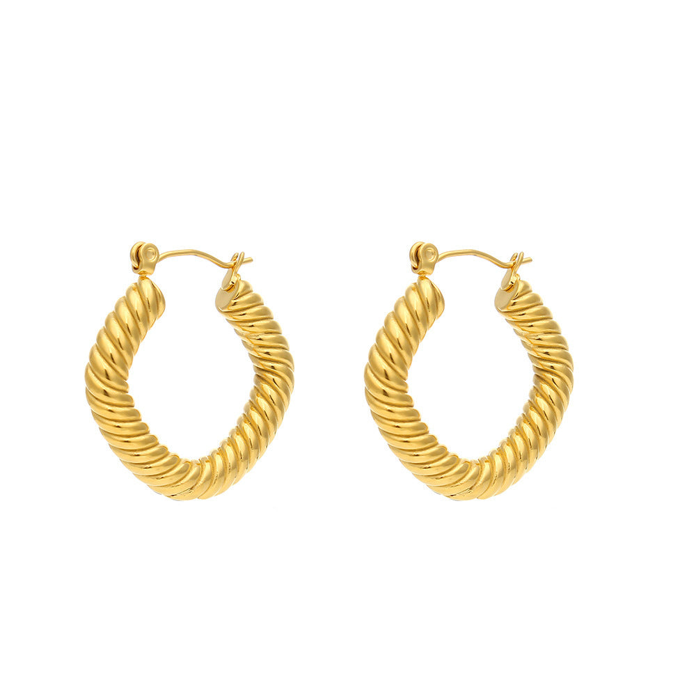 Emani Twist Square Earrings - 𝓢𝓱𝓸𝓹𝓵𝓮𝓬𝔂