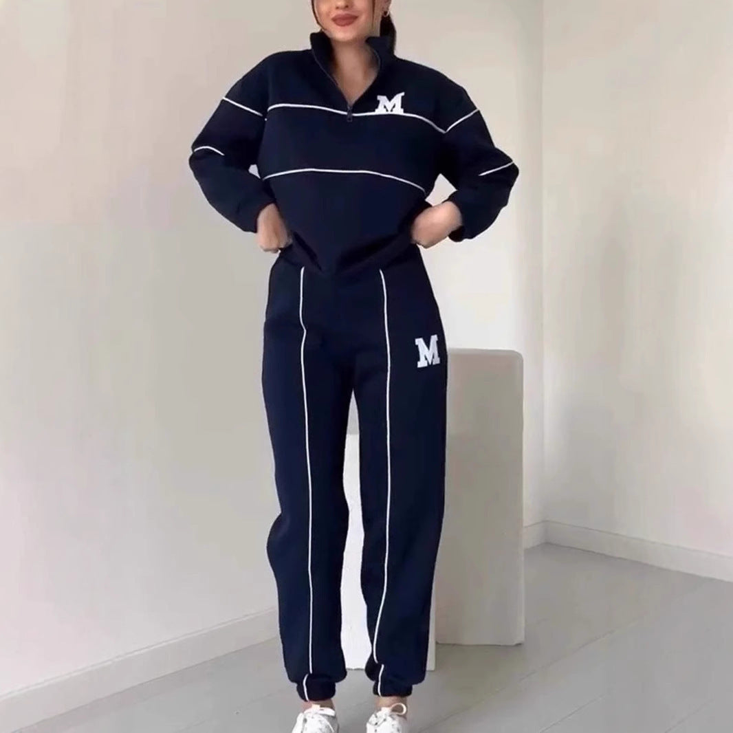 Womens 2 Piece Outfits Lounge Hoodless Pullover Sweatshirt Sweatsuit Sets Sweatshirt Baggy Fashion Sweatpants With Pockets - 𝓢𝓱𝓸𝓹𝓵𝓮𝓬𝔂