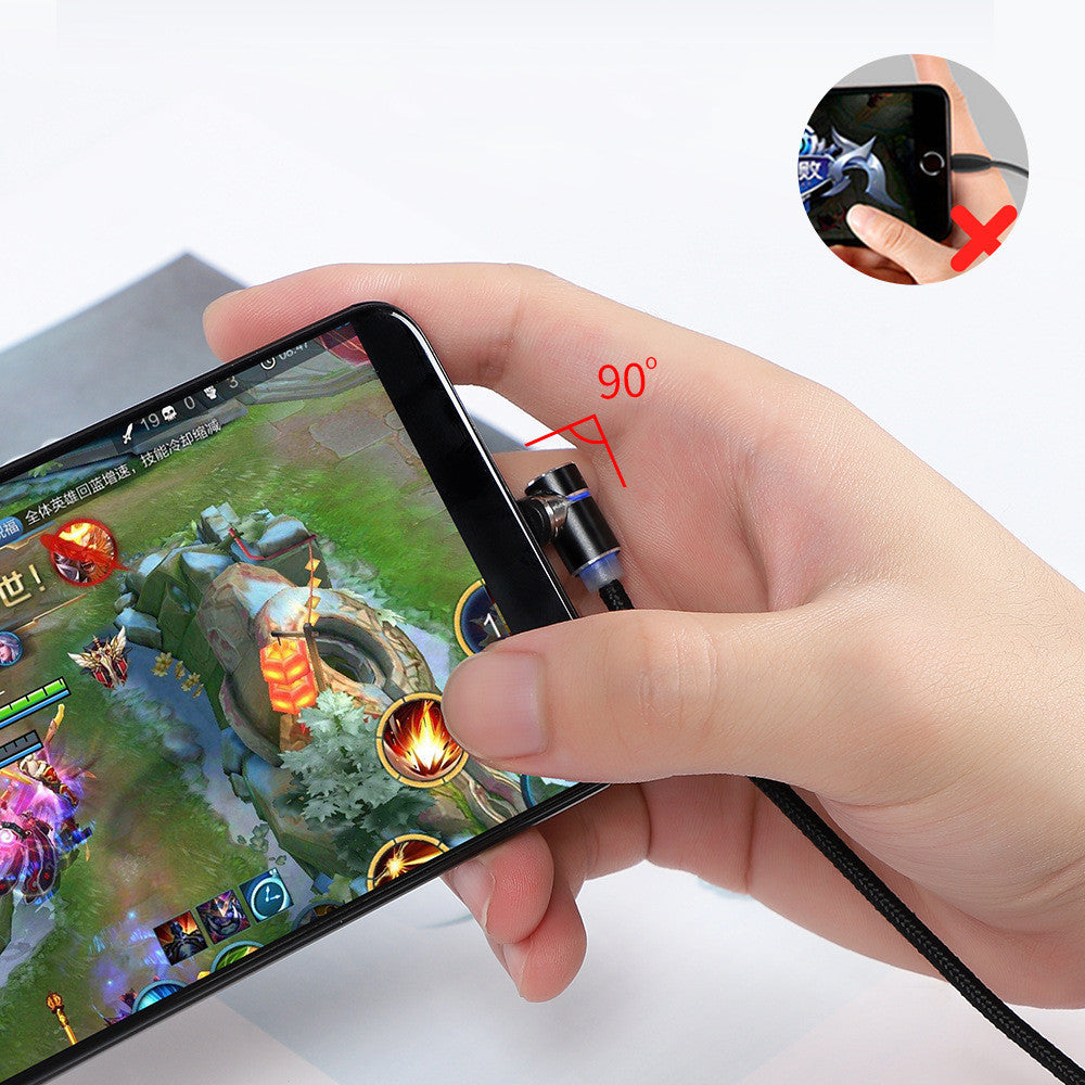 Magnetic Cable LED Magnet Charger Cable USB Cable & USB Type-C USB C - 𝓢𝓱𝓸𝓹𝓵𝓮𝓬𝔂