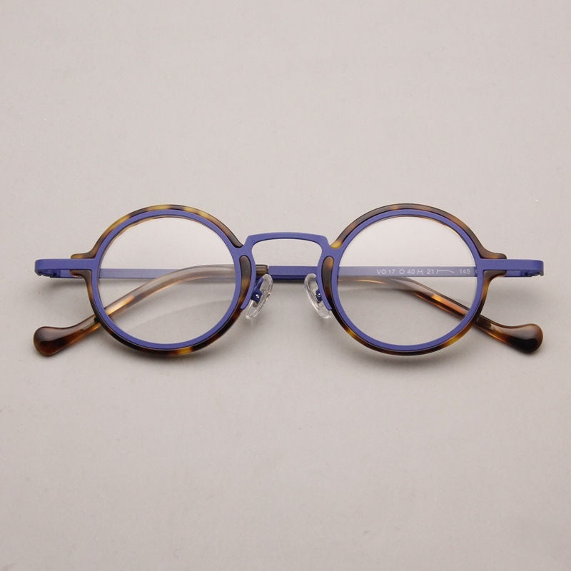 Retro Hawksbill Metal Round Frame Glasses Myopia - 𝓢𝓱𝓸𝓹𝓵𝓮𝓬𝔂
