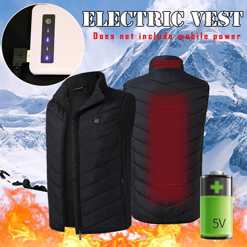 Heated Vest Smart Electric Heating Jacket Men Women Waistcoat Winter - 𝓢𝓱𝓸𝓹𝓵𝓮𝓬𝔂