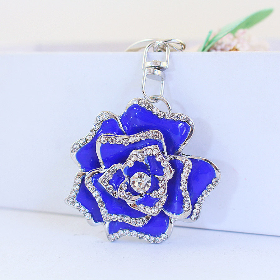 Flower Metal Pendant Key Chain - 𝓢𝓱𝓸𝓹𝓵𝓮𝓬𝔂