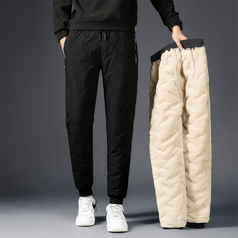 Men's Padded Cotton Trousers With Cashmere - 𝓢𝓱𝓸𝓹𝓵𝓮𝓬𝔂