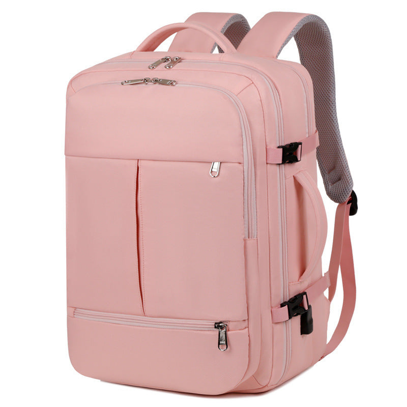 Large Capacity Backpack For Women Men Multiple Pockets And Zippers Versatile Computer Bags Business Travel Backpack - 𝓢𝓱𝓸𝓹𝓵𝓮𝓬𝔂