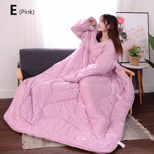 Winter Lazy Quilt with Sleeves - 𝓢𝓱𝓸𝓹𝓵𝓮𝓬𝔂