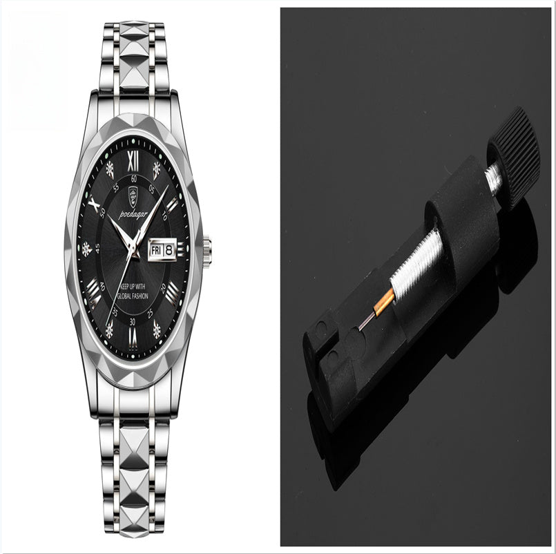 Men's Waterproof Double Calendar Luminous Quartz Watch - 𝓢𝓱𝓸𝓹𝓵𝓮𝓬𝔂