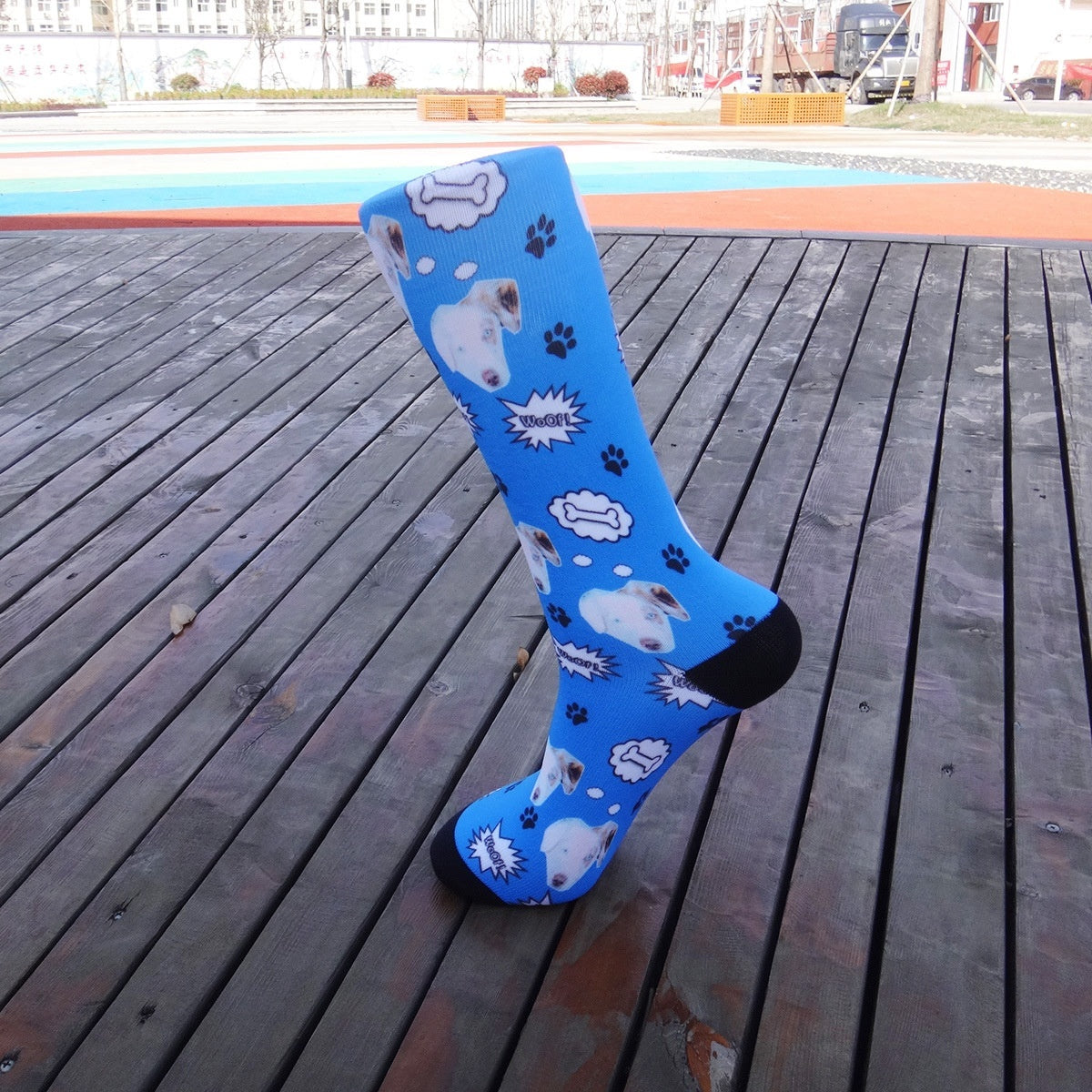 Cartoon Pet Head Face Socks - 𝓢𝓱𝓸𝓹𝓵𝓮𝓬𝔂