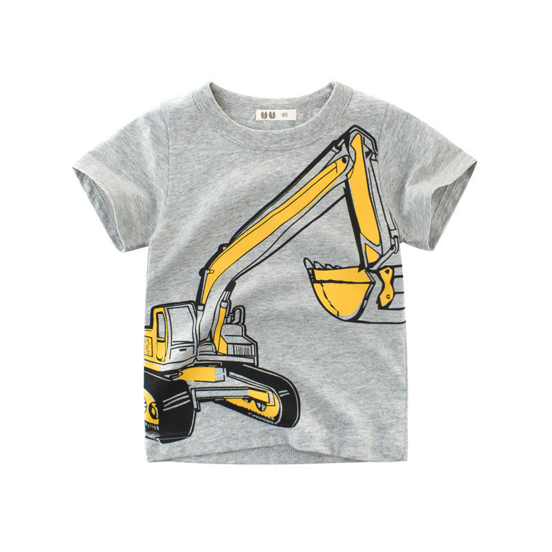 Summer Children's Short Sleeve T Shirt For Boys - 𝓢𝓱𝓸𝓹𝓵𝓮𝓬𝔂