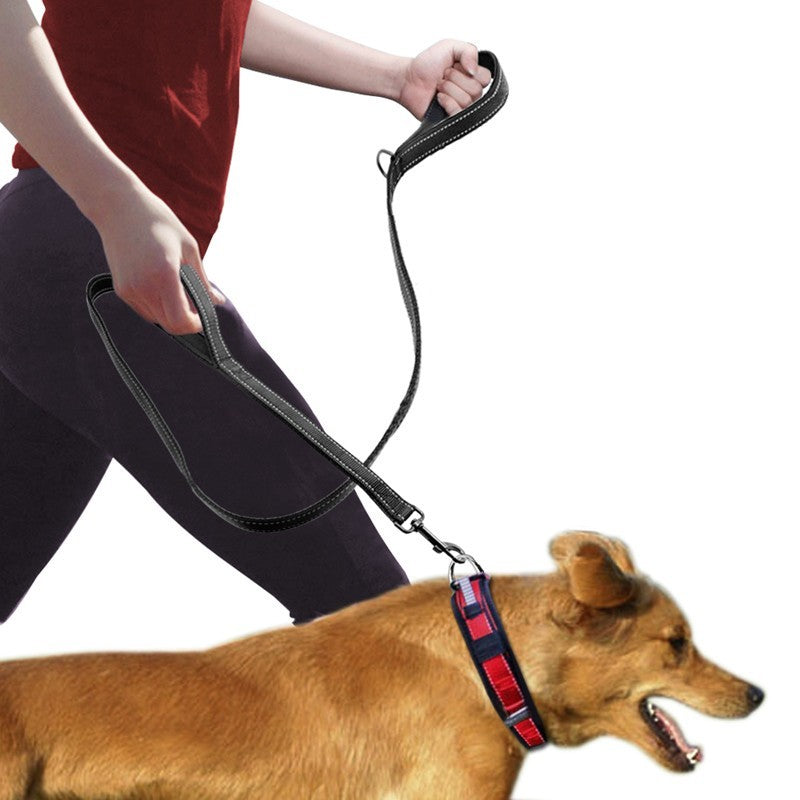 Pet Double Handle Pull Leash - 𝓢𝓱𝓸𝓹𝓵𝓮𝓬𝔂