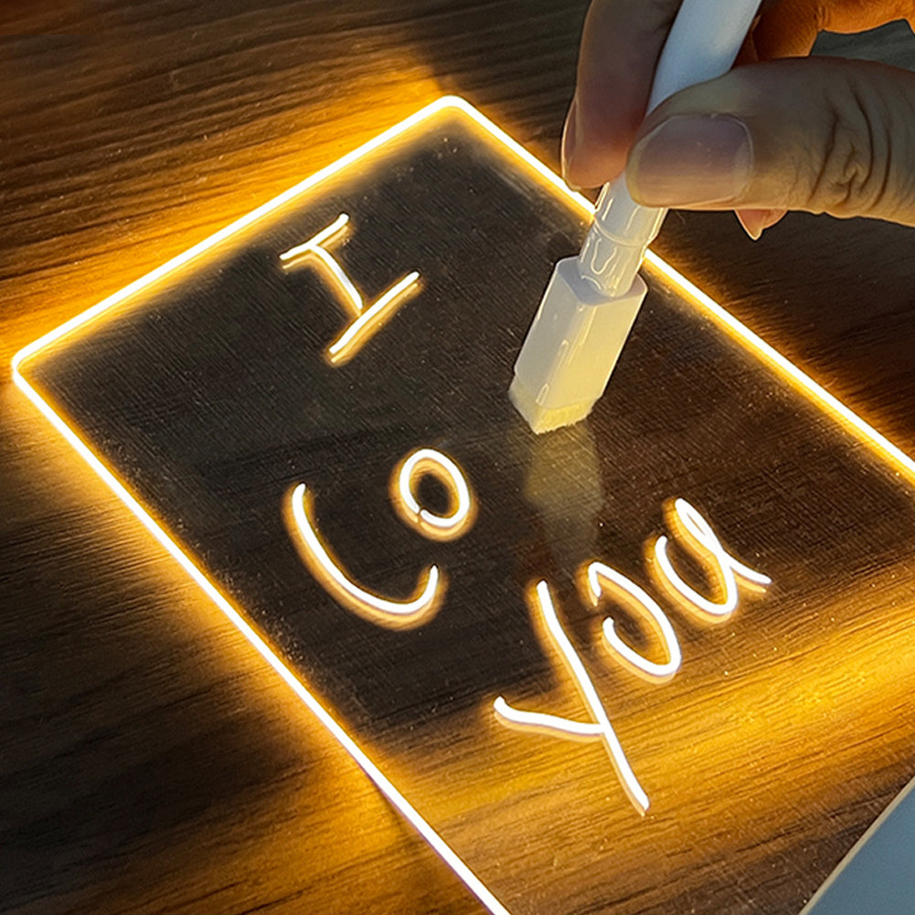 Creative Note Board Creative Led Night Light USB Message Board Holiday Light With Pen Gift For Children Girlfriend Decoration Night Lamp - 𝓢𝓱𝓸𝓹𝓵𝓮𝓬𝔂