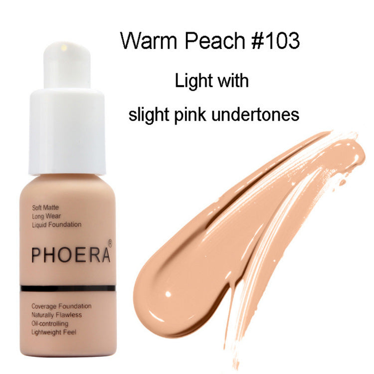 Explosive Press Type Oil Control Natural Color Matte Concealer Foundation Cream - 𝓢𝓱𝓸𝓹𝓵𝓮𝓬𝔂