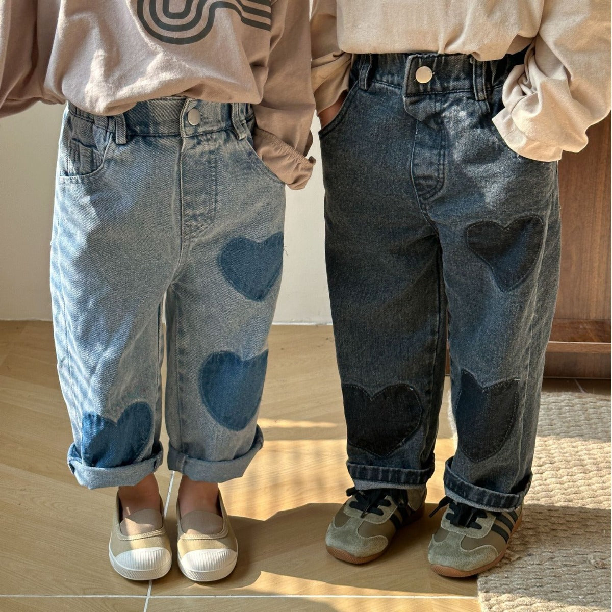 Children Soft Jeans Casual Straight Trousers - 𝓢𝓱𝓸𝓹𝓵𝓮𝓬𝔂