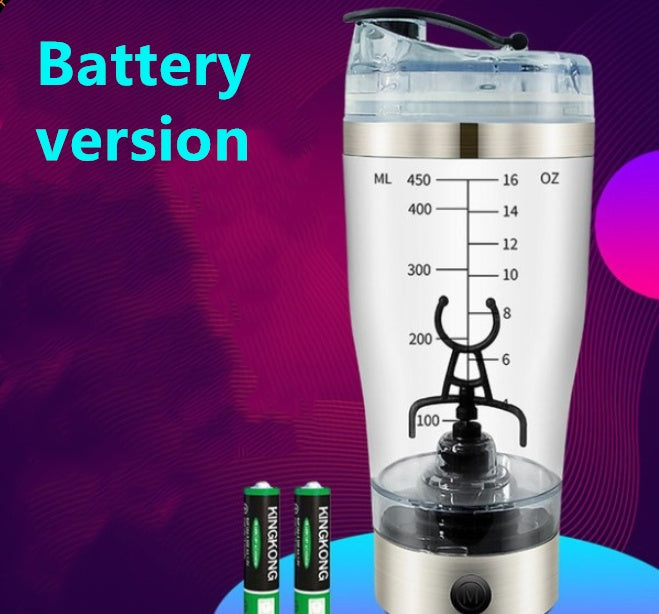Electric Protein Shake Stirrer USB Shake Bottle Milk Coffee Blender Kettle Sports And Fitness Charging Electric Shaker Cup - 𝓢𝓱𝓸𝓹𝓵𝓮𝓬𝔂