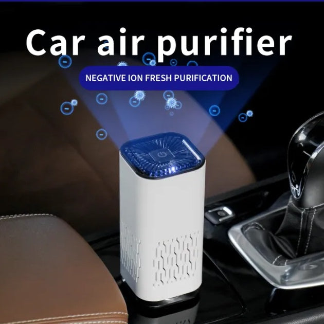 Car Air Purifier Portable Negative Ion Generator Remove Formaldehyde Dust Smoke Air Freshen Washer For Home Car - 𝓢𝓱𝓸𝓹𝓵𝓮𝓬𝔂