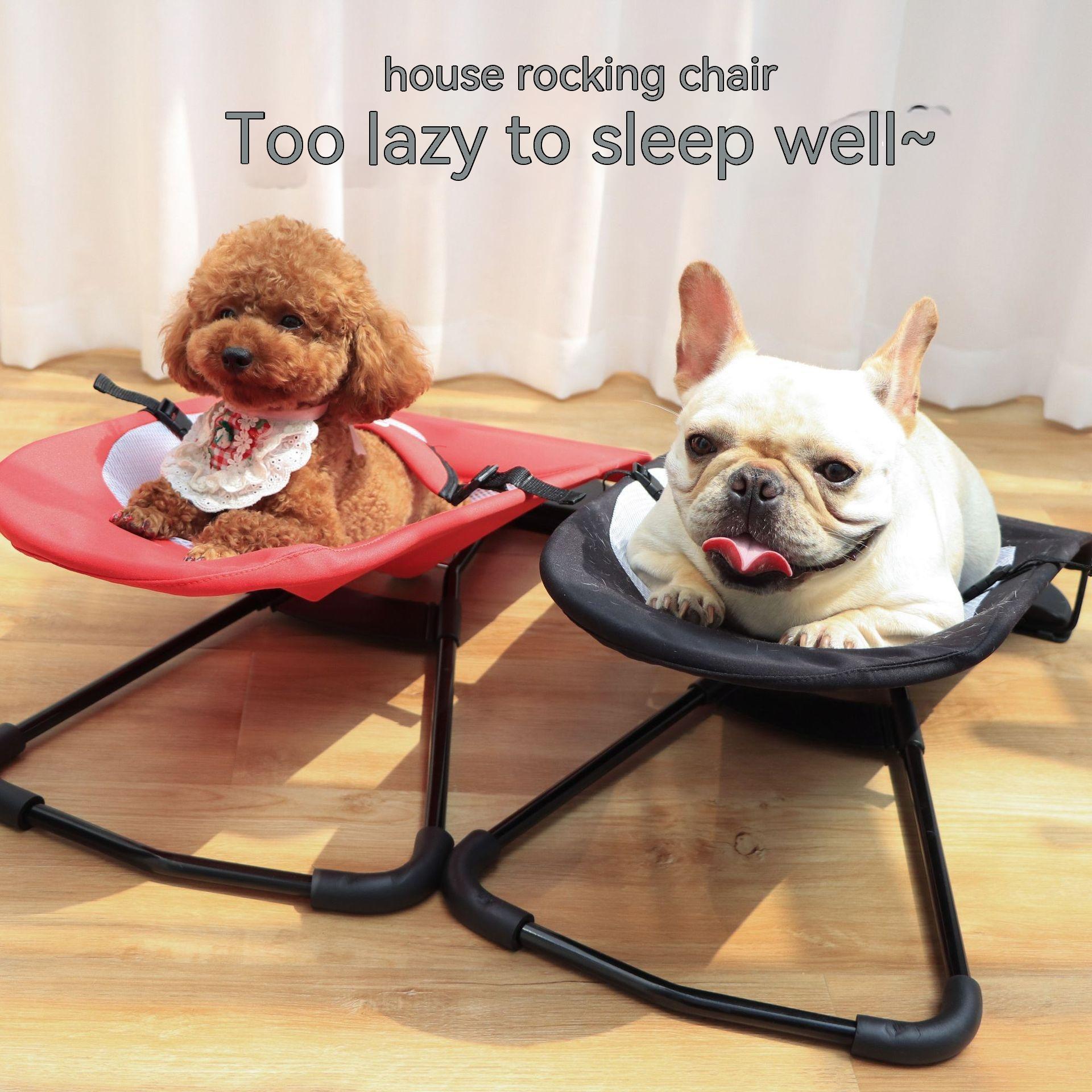 New Portable Dog Rocking Chair Pet Products - 𝓢𝓱𝓸𝓹𝓵𝓮𝓬𝔂
