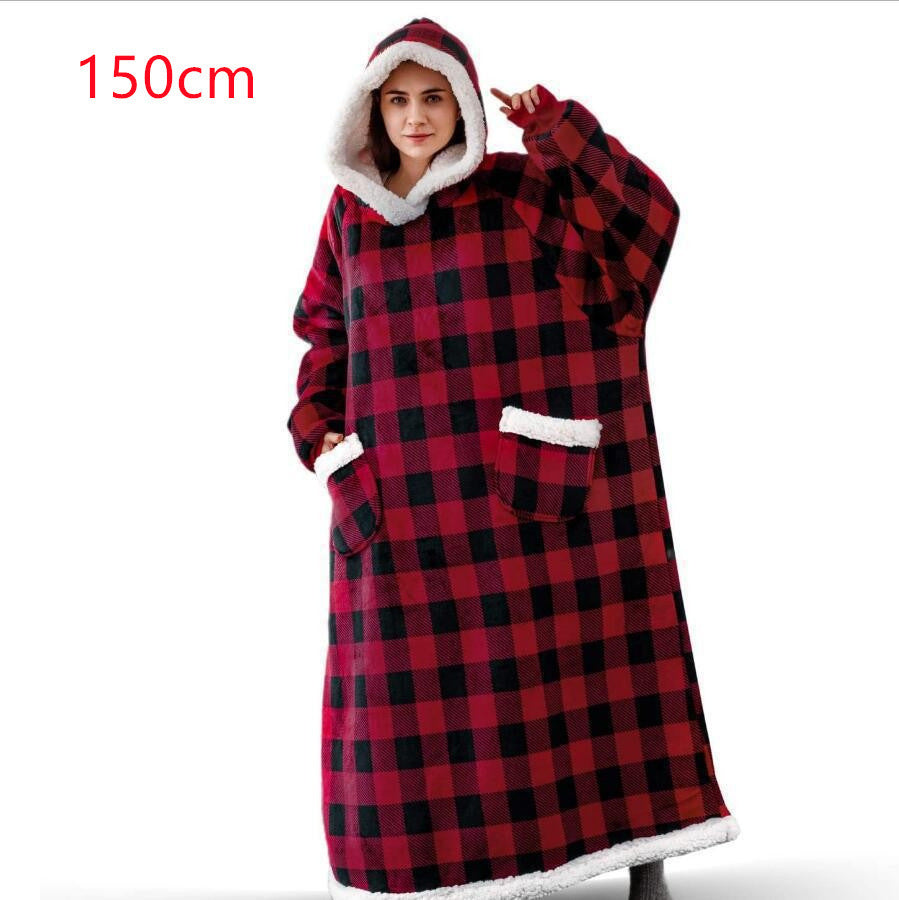 Winter TV Hoodie Blanket Winter Warm Home Clothes Women Men Oversized Pullover With Pockets - 𝓢𝓱𝓸𝓹𝓵𝓮𝓬𝔂
