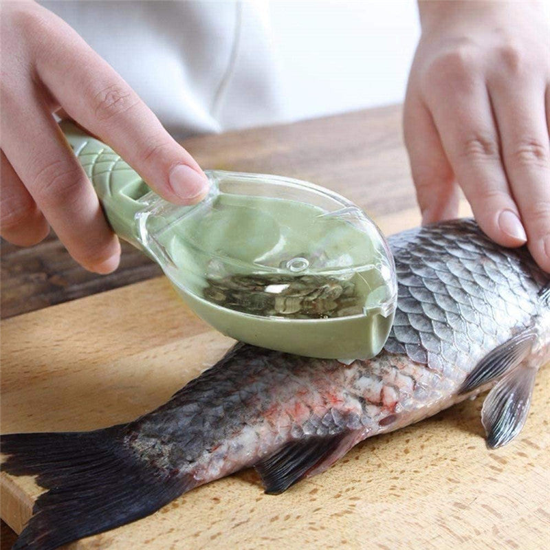 Fish Skin Brush Scraping Fish Scale Brush Grater Quick Disassembly Fish Knife Cleaning Peeling Skin Scraper Scraper Fish Scaler Kitchen Tools - 𝓢𝓱𝓸𝓹𝓵𝓮𝓬𝔂