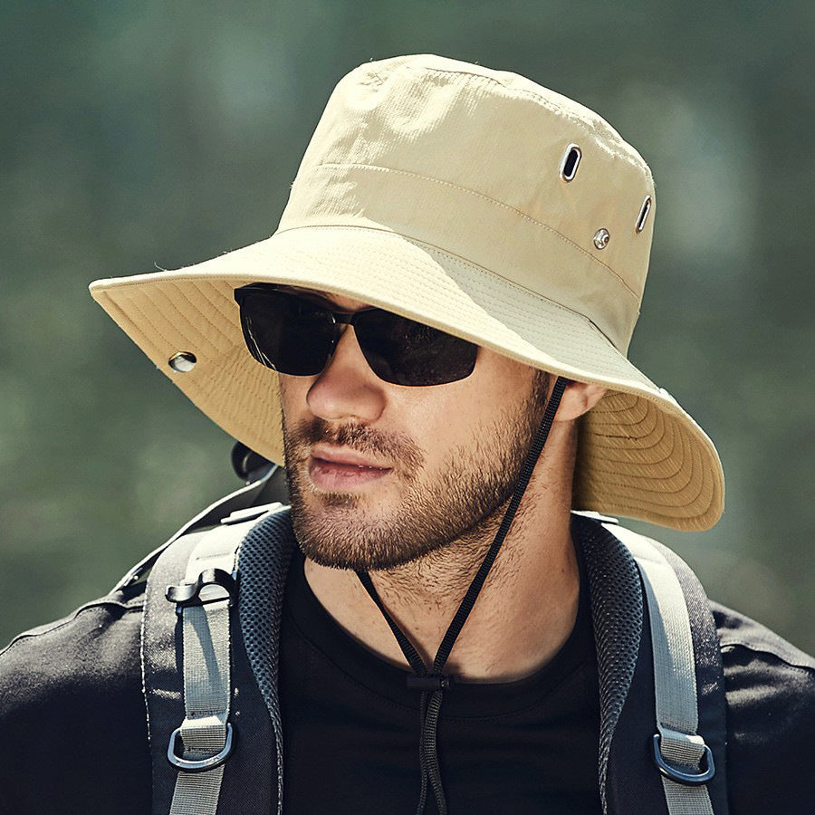 Summer New Men's Sun-shade Big Brim Sun Protection Hat - 𝓢𝓱𝓸𝓹𝓵𝓮𝓬𝔂