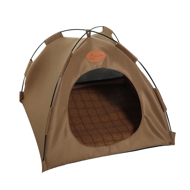 Foldable Cat Outdoor Canvas Tent - 𝓢𝓱𝓸𝓹𝓵𝓮𝓬𝔂