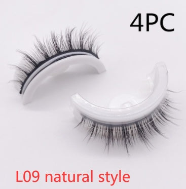 Reusable 3D Mink Lashes Natural False Eyelashes Self Adhesive Fake Glue Free Makeup Eyelash Extension Silk - 𝓢𝓱𝓸𝓹𝓵𝓮𝓬𝔂