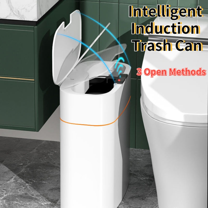 Smart Trash Can With Lid For Bedroom And Living Room Kitchen Storage Box Trash Can Induction Small Car Box Automatic Smart Dustbin Smart Trash Bin - 𝓢𝓱𝓸𝓹𝓵𝓮𝓬𝔂