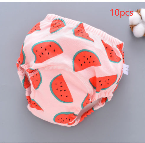 Baby Training Pants Washable 6-layer Gauze Diaper Cover - 𝓢𝓱𝓸𝓹𝓵𝓮𝓬𝔂