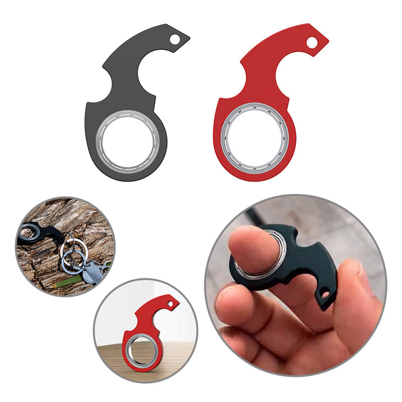 Creative Fidget Spinner Toy Keychain Hand Spinner Anti-Anxiety Toy Relieves Stress Finger Spinner Keychain Bottle Opener Kids Toy - 𝓢𝓱𝓸𝓹𝓵𝓮𝓬𝔂