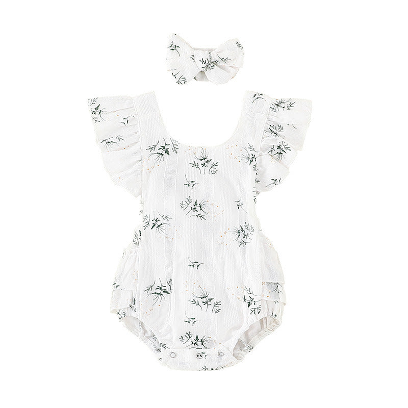 Baby Harness Print Dress Crawling Clothes - 𝓢𝓱𝓸𝓹𝓵𝓮𝓬𝔂