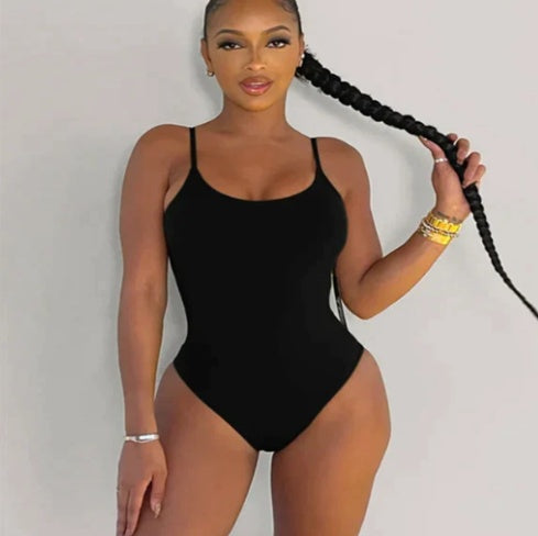 Summer Bikini Backless String Large Size Sexy Solid Color Triangle One-piece Swimsuit Womens Clothing - 𝓢𝓱𝓸𝓹𝓵𝓮𝓬𝔂