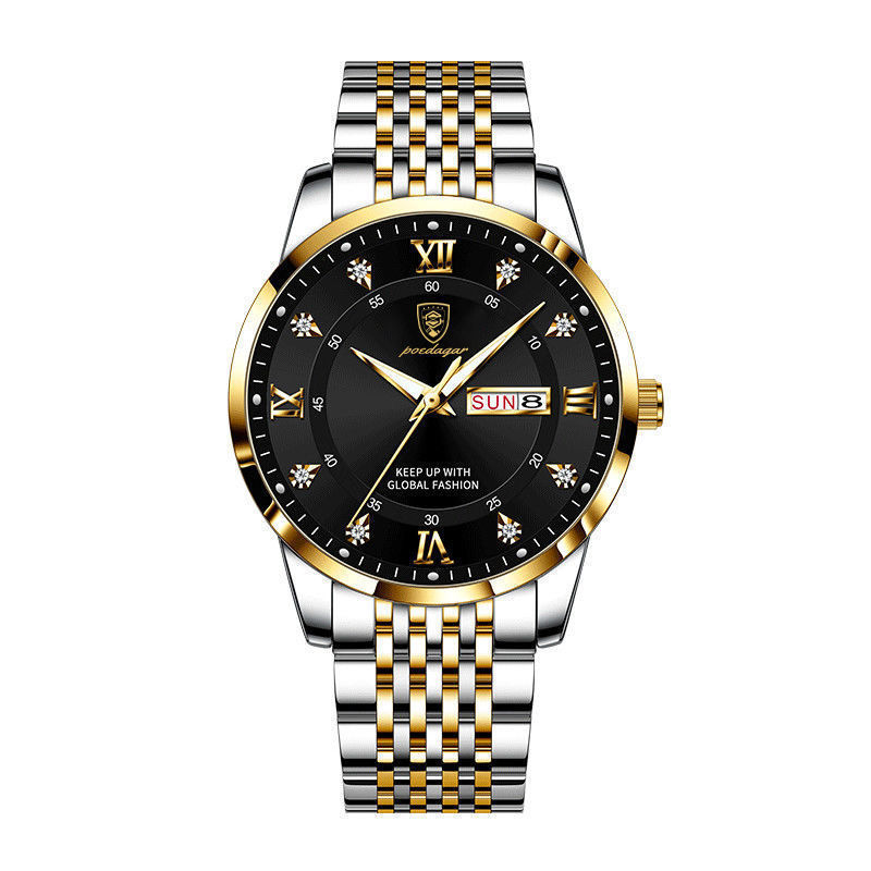 New Men's Watch Waterproof Luminous Calendar - 𝓢𝓱𝓸𝓹𝓵𝓮𝓬𝔂