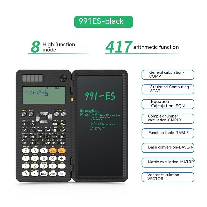 2 In 1 Foldable Scientific Calculators Handwriting Tablet Learning Function Calculator  Foldable Desk Scientific Calculators - 𝓢𝓱𝓸𝓹𝓵𝓮𝓬𝔂