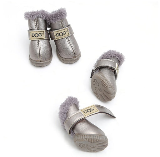 Dog Thick Snow Boots Keep Warm Teddy Autumn And Winter VIP Shoes - 𝓢𝓱𝓸𝓹𝓵𝓮𝓬𝔂